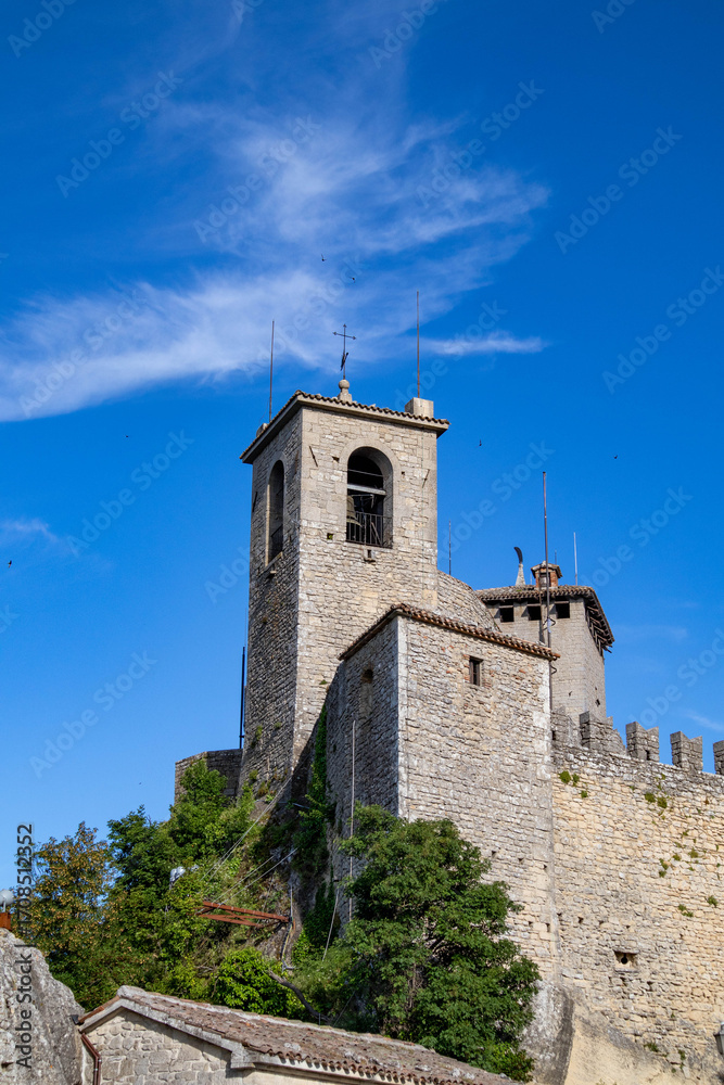 Fototapeta premium Prima Torre o La Guaita, città di San Marino