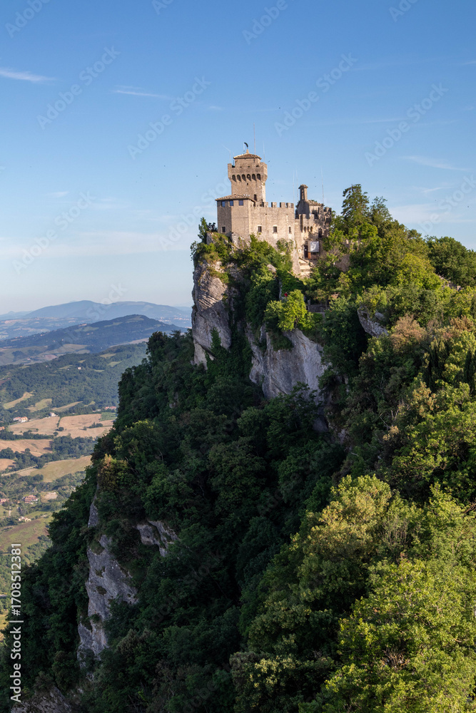 Fototapeta premium Seconda Torre o La Cesta, città di San Marino