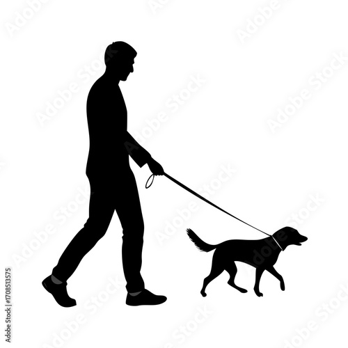 silhouette of a dog