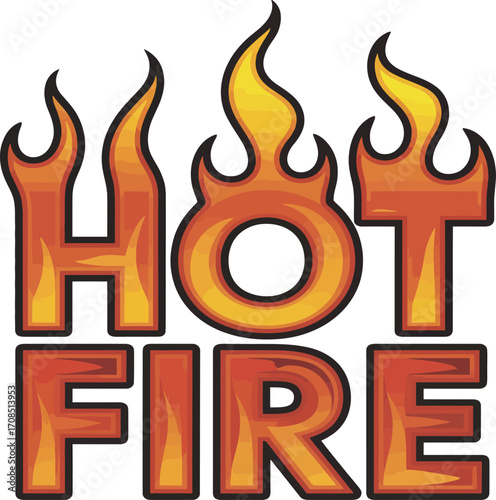 Bold hot fire logo design with vibrant flames for powerful branding and eye-catching marketing