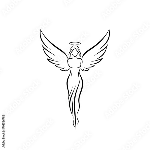vector illustration of a bird