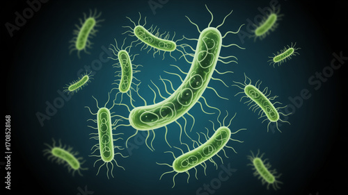 Bacteria cells microbiology science biology medical research infectious diseases pathogen microorganisms view
