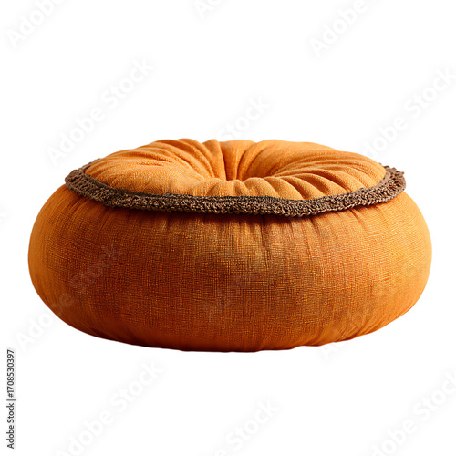 Meditation Cushion Brings Calm Inner Balance. PNG