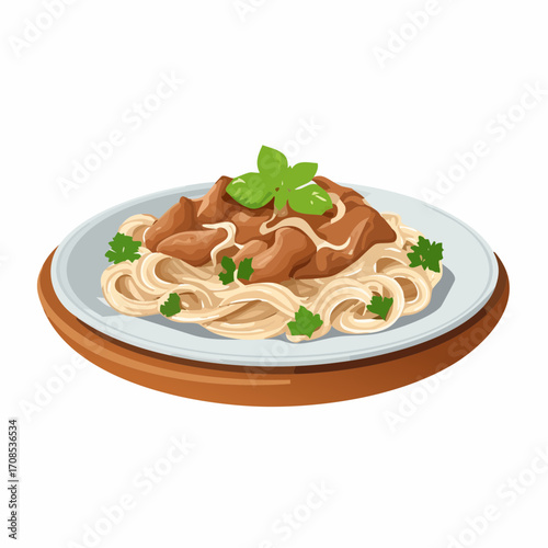 Boeuf Stroganoff