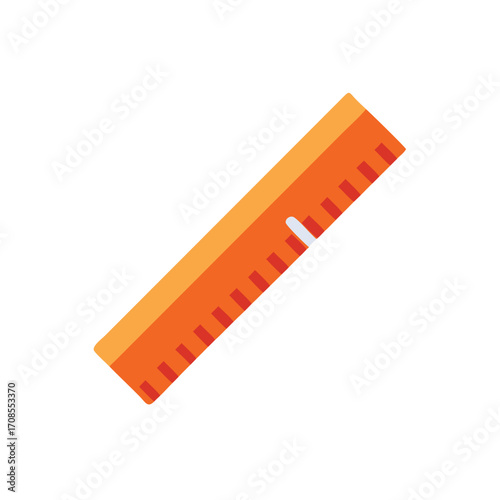 ruler isolated on white background