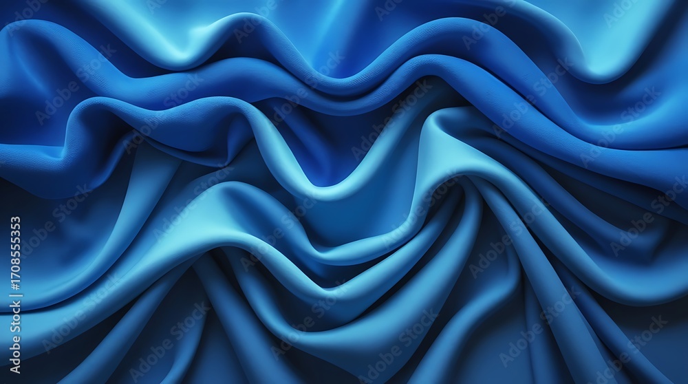 Obraz premium High Resolution Blue Textile Texture in 8K Ultra Detail