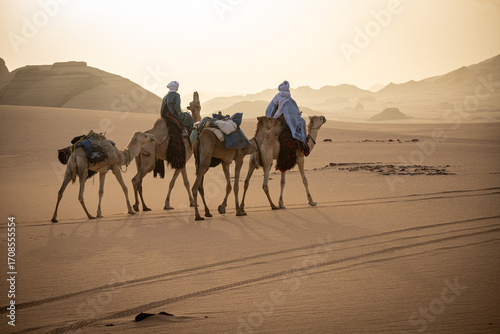 Tableau sur toile Tuareg Algeria sahara