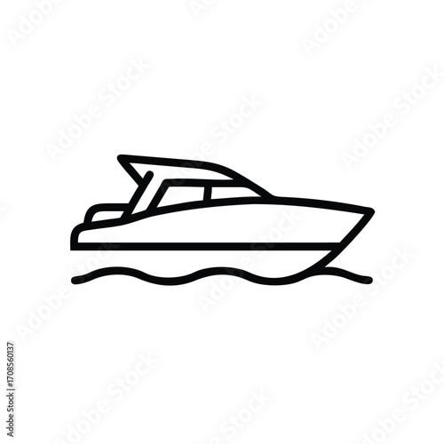 boat icon vector illustration