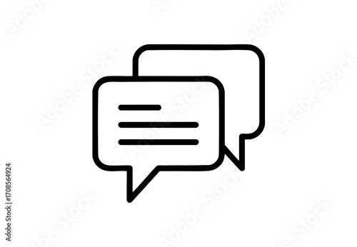 message with chat bubble icon