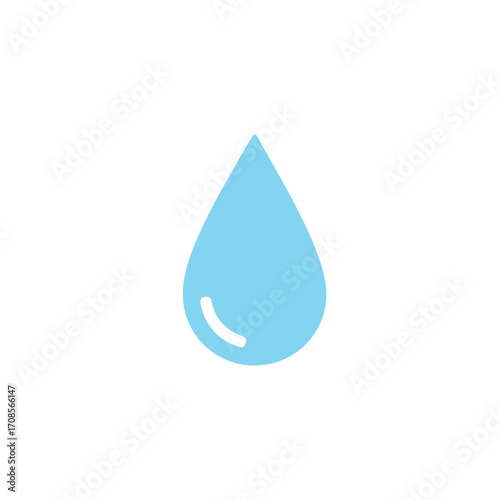 Water Drop Icon Vector Illustration