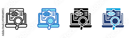 Serp icon Multi Style Vector Illustration