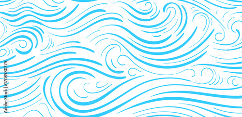 Wave flowing in speed motion and swirl Art pattern