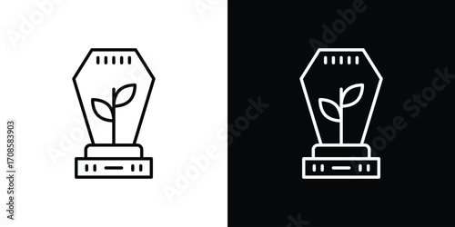 Incubator icon in line design. Editable stroke icons.