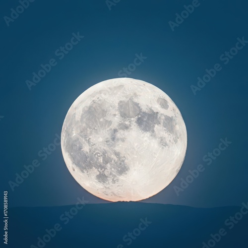 Sharad Purnima Moon. High-Resolution 8K.
