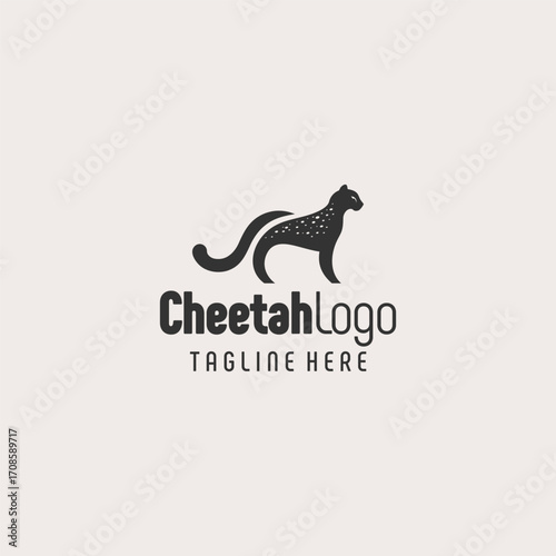 Original Cheetah Silhouette Logo Icon