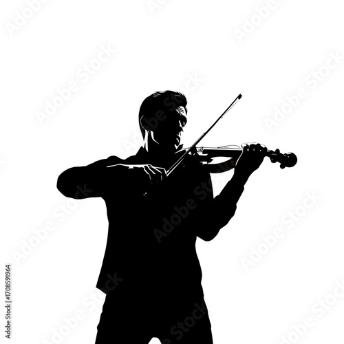 musician playing violin