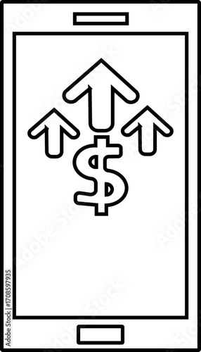 Investment line icon . Investment, Profit, Asset, Investor, Portfolio, Dividend, Capital, Risk, Inflation icons vector, vector illustration !	