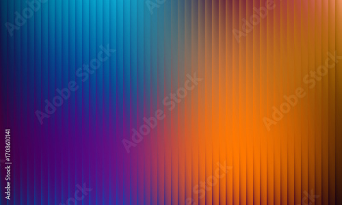Smooth gradient background with vertical lines in blue, purple, and orange hues