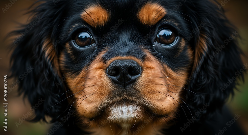 Closeup portrait of a dog Closeup portrait of a dog
