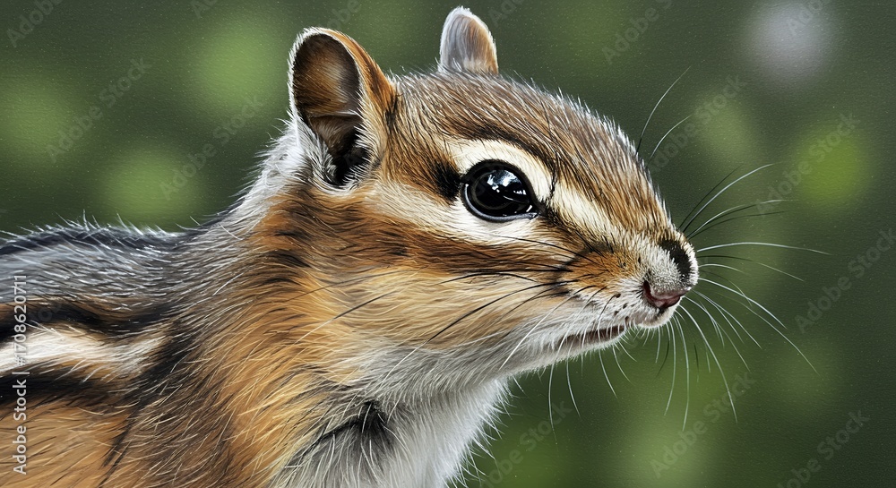 Obraz premium Chipmunk portrait