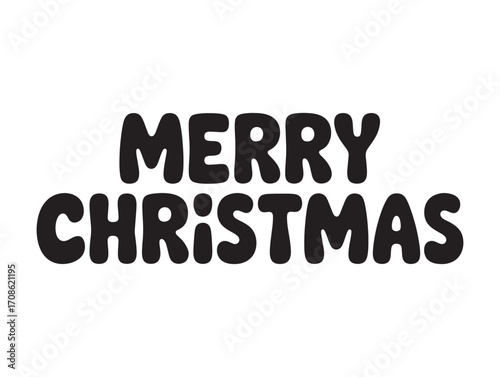 Bold text proclaims a Merry Christmas greeting