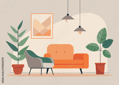 Stylish Modern Living Room Interior Design