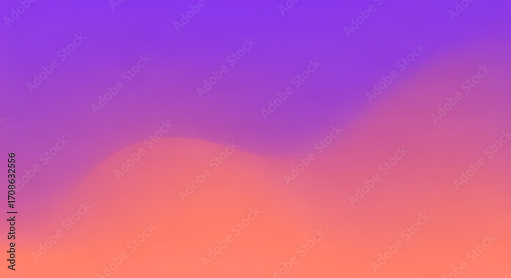 Naklejka premium Gradient background with smooth transition of violet purple and coral colors