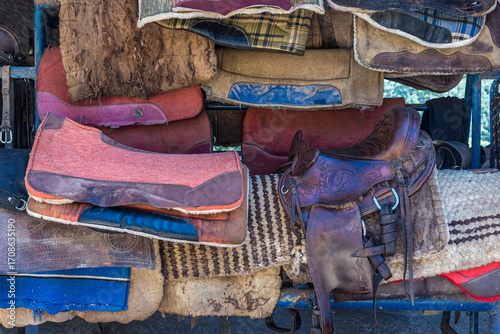 horse saddles