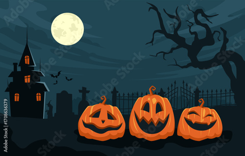 Halloween Night Wallpaper Background