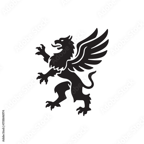 Griffin Mythical Creature Silhouette