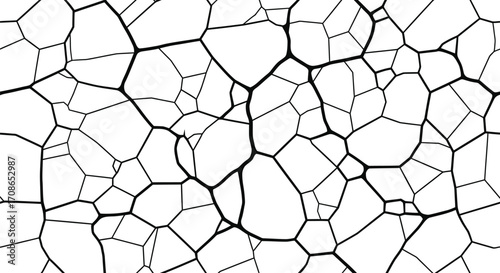 Abstract cracked pattern vector background template