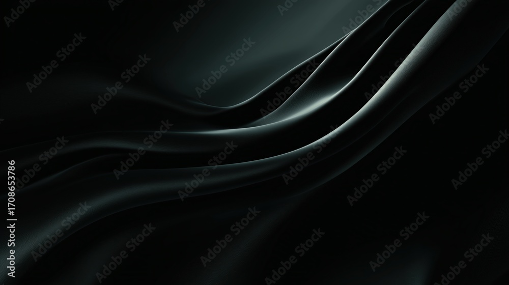 Fototapeta premium A glossy and smooth dark background