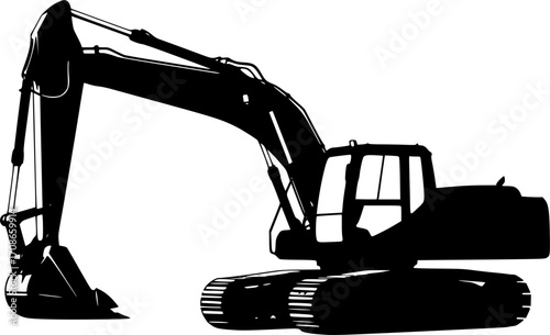 Excavator Silhouette, Digger Svg, Excavator Svg, Digger Silhouette, Excavator Digger Svg, Excavator Digger Silhouette, Excavator Clipart, Digger Clipart, Excavator Digger Svg