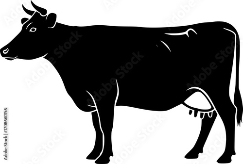 Jersey cow svg, Jersey cow silhouette, Jersey cow vector, Jersey cow clipart, Cow svg, Cow silhouette.