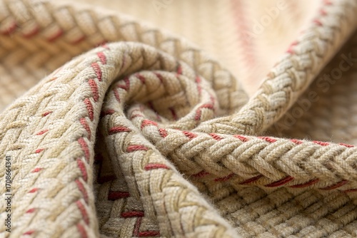 rope on a wooden background