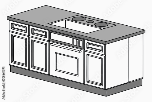 Kitchen Island With Sink Stove And Dishwasher furniture