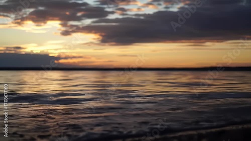 Golden Sunset over Water