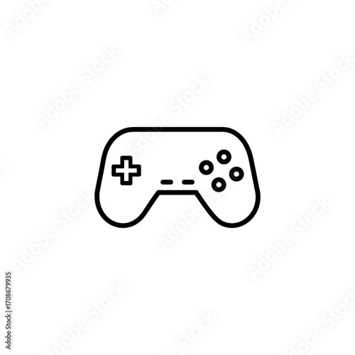 Game Controller Vector Icon Video Gaming Joystick Illustration