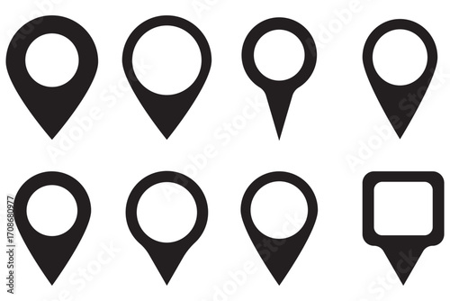 Location icon. Map pin icon set. location marker. location pin. Map pin icon vector illustration EPS  10.