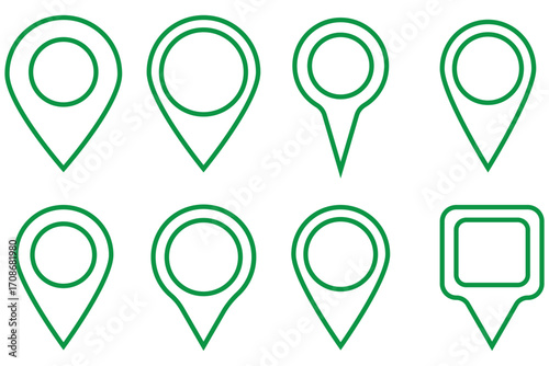 Location icon. Map pin icon set. location marker. location pin. Map pin icon vector illustration EPS  10.