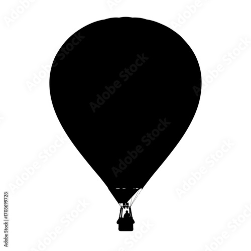 hot air balloon isolated