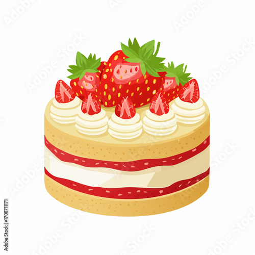 Erdbeertorte