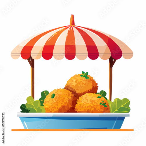 Arancini, fritierte Reisbällchen
