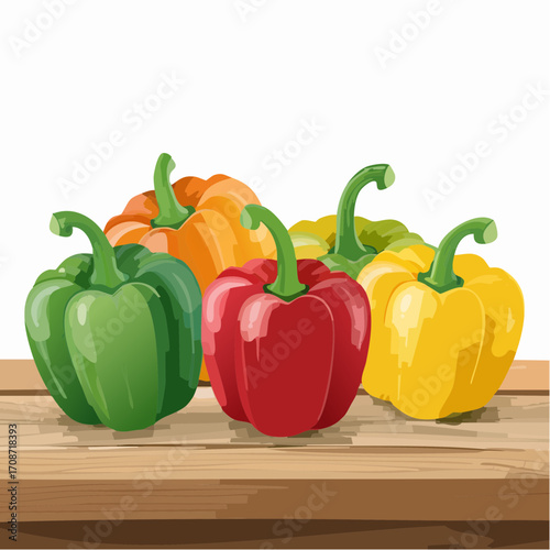 Bunte Paprikaschoten