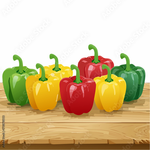 Bunte Paprikaschoten
