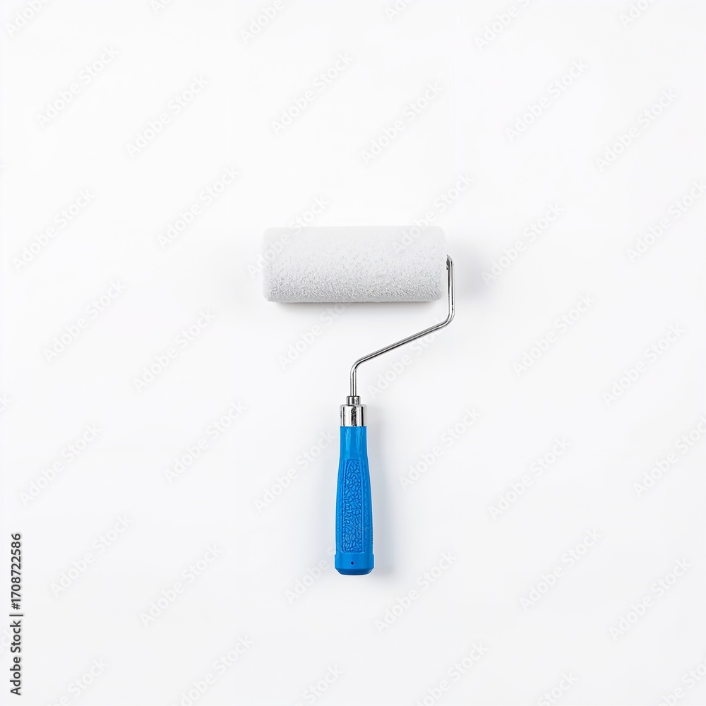 Obraz premium paint roller on white background