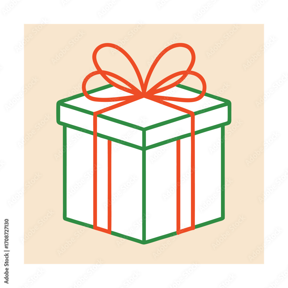 Obraz premium Gift box ribbon