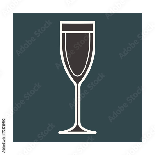 Wine Glass Outline