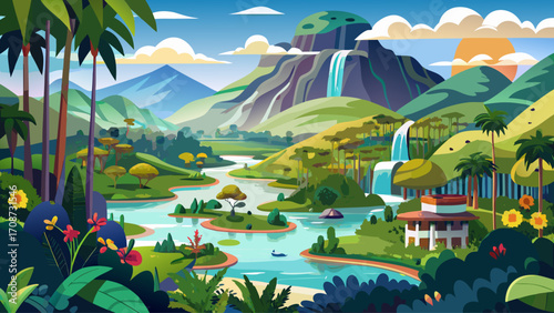 Los Katíos National Park in Colombia preserves tropical rainforests, wetlands, and rugged hills, representing a vital ecological corridor between Central and South America, rich in biodiversity and cu