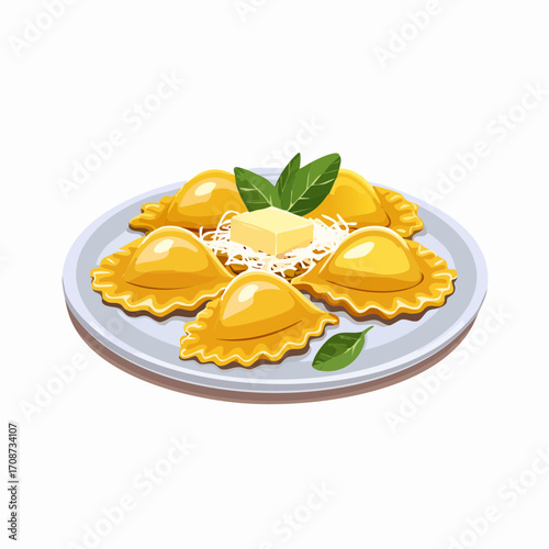 Ravioli mit Salbeibutter